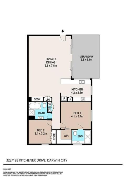 Zen Oceania - 2Br Ocean View Apartment Darwin Bagian luar foto
